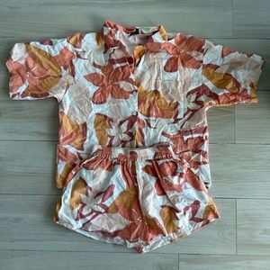 Sabo Skirt Linen Set